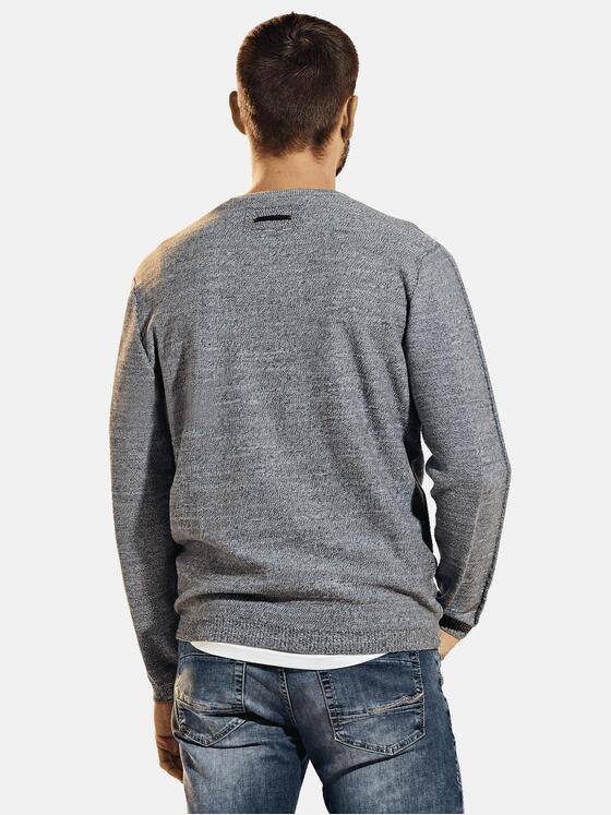 emilio adani Herren Pullover Rundhals Grau 32071