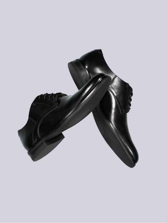 engbers Herren Halbschuh aus Leder Schwarz 35715