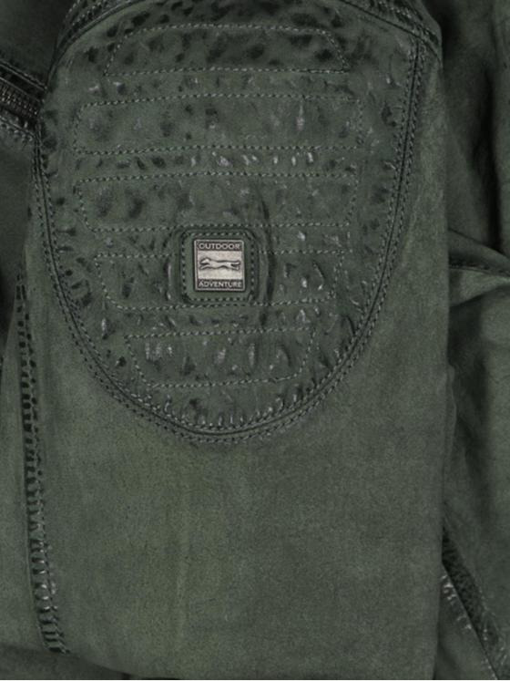 engbers Herren Lederjacke Nubuk Dunkelgruen 32592