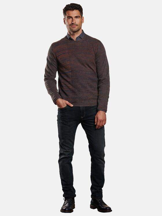 engbers Herren Pullover Rundhals Orange 32445