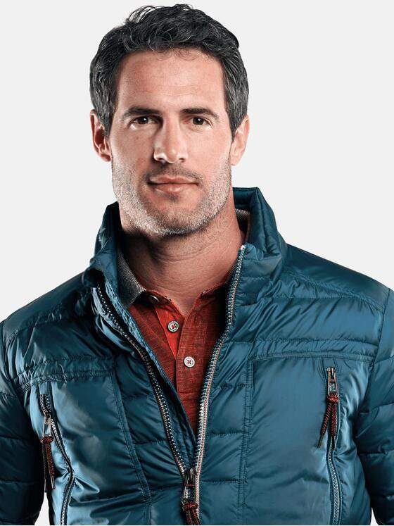 engbers Herren Leichte stylische Steppjacke Petrolblau 29054
