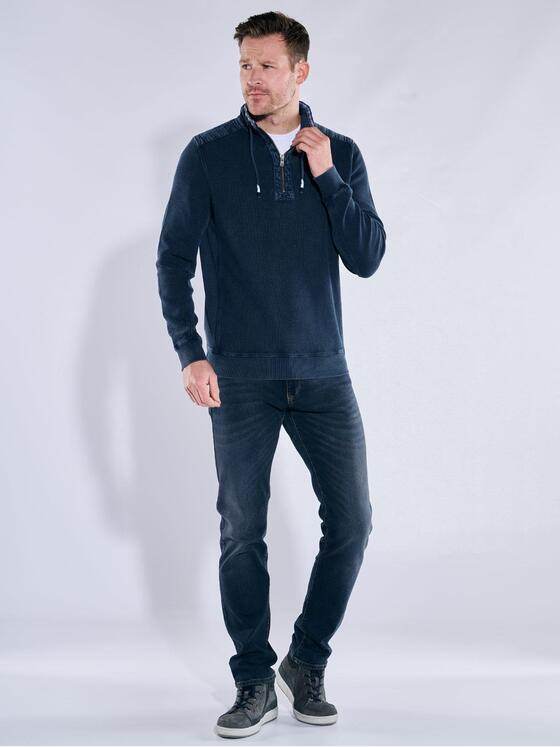 engbers Herren Sweatshirt regular Saphirblau 38307