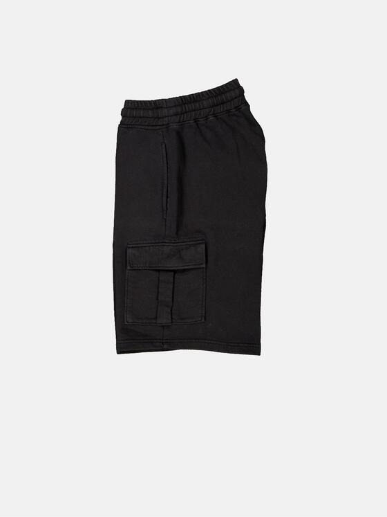 emilio adani Herren Cargo-Bermuda mit Tunnelzug Schwarz 34829