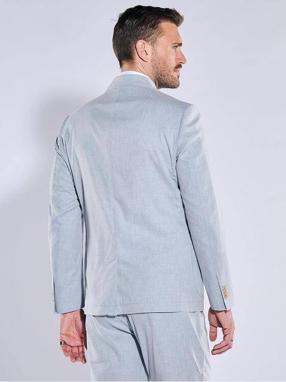 emilio adani Herren Anzug-Sakko slim fit Blau 38461