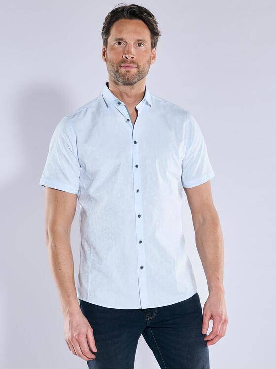 engbers Herren Kurzarm-Hemd "My Favorite" Hellblau 38509