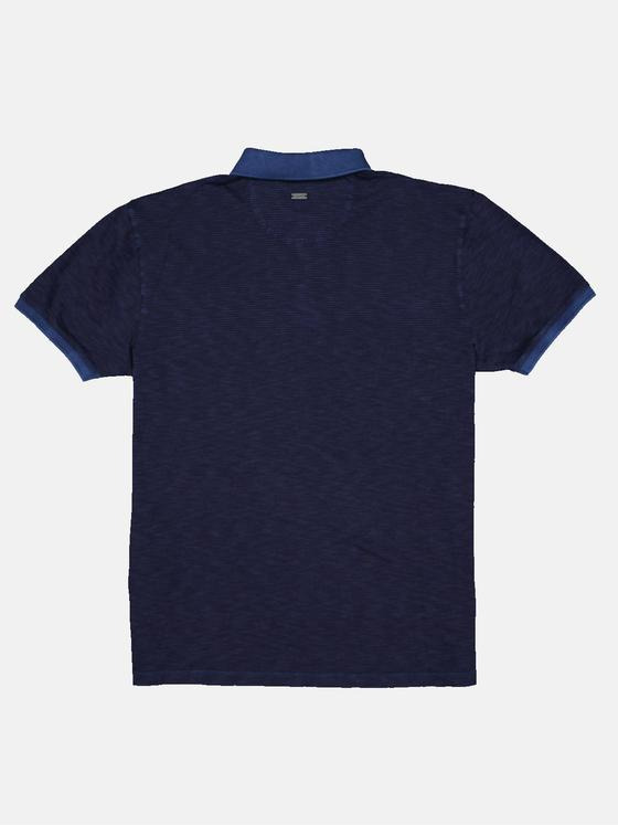 engbers Herren Polo-Shirt strukturiert Saphirblau 33050