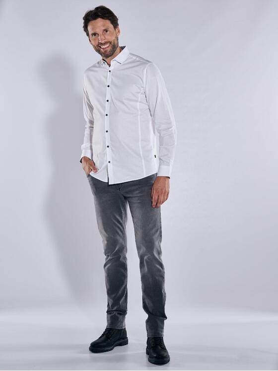 engbers Herren Langarm-Hemd "My Favorite" Weiß 36308