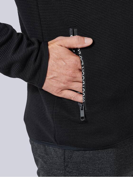 engbers Herren Sweatjacke mit Kapuze Schwarz 35275