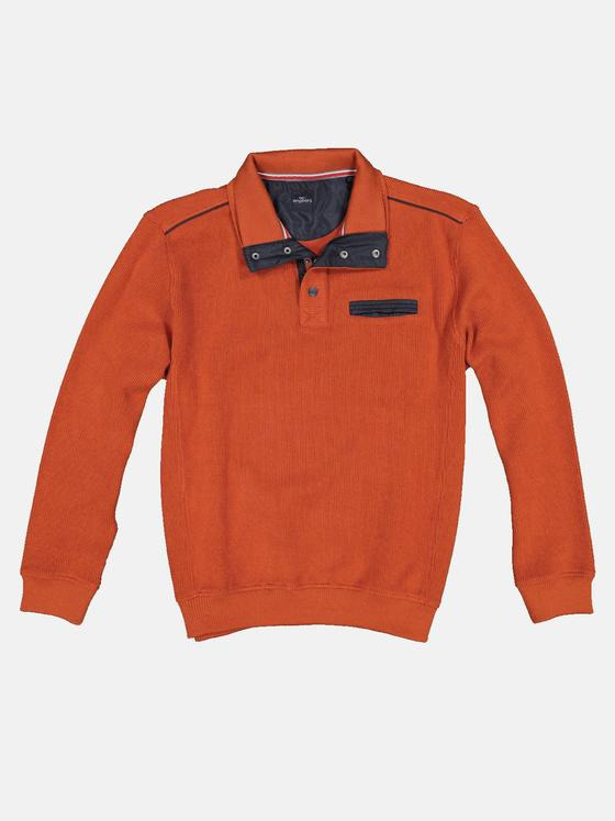engbers Herren Sweatshirt Stehbund Dunkelorange 32299