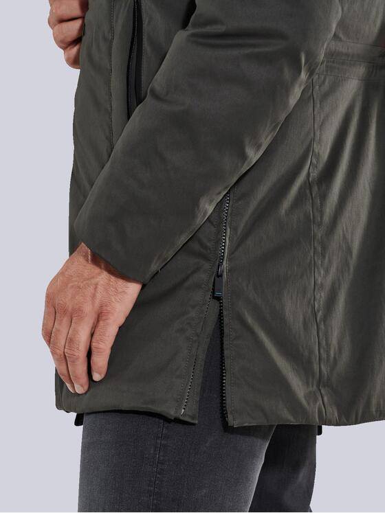 ENGBERS GERMANY Herren Parka mit Soronafüllung Grün 35422