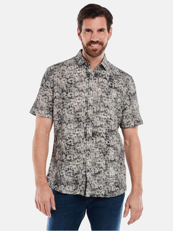 engbers Herren Kurzarm-Hemd regular Sand 35173