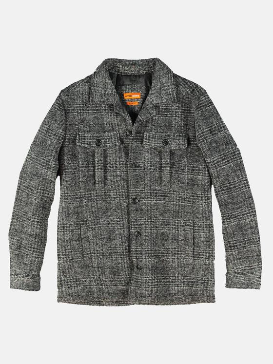 emilio adani Herren Jacke mit Wollanteil Grau 32001