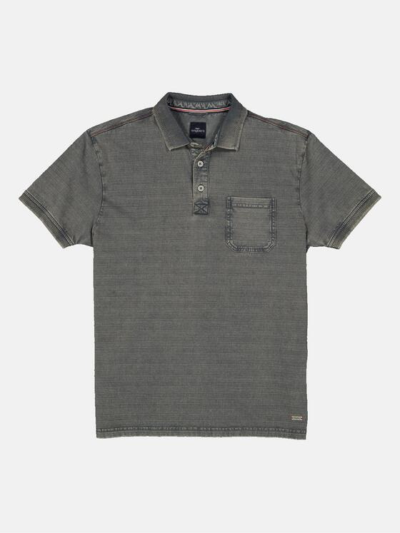 engbers Herren Polo-Shirt gestreift Grau 34529