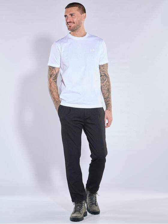 emilio adani Herren Chino regular Schwarz 39881