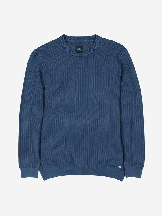 engbers Herren Pullover Rundhals Royalblau 38149