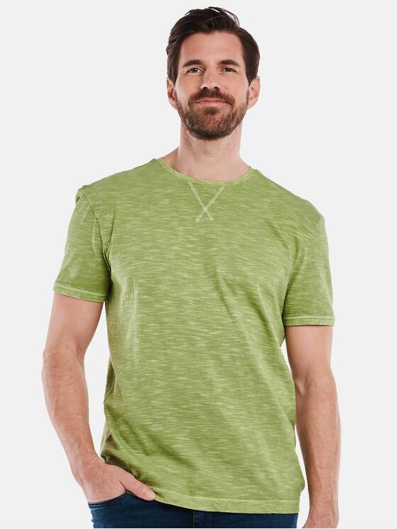engbers Herren T-Shirt meliert Hellgruen 35126