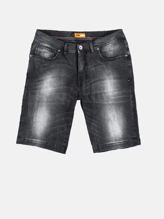 emilio adani Herren Elastische Jeans-Shorts mit modischer Waschung Grau 29269