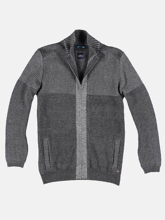 engbers Herren Strickjacke Anthrazit 30852