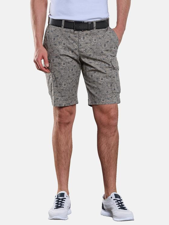 engbers Herren Cargo-Bermuda gemustert Hellbraun 33238