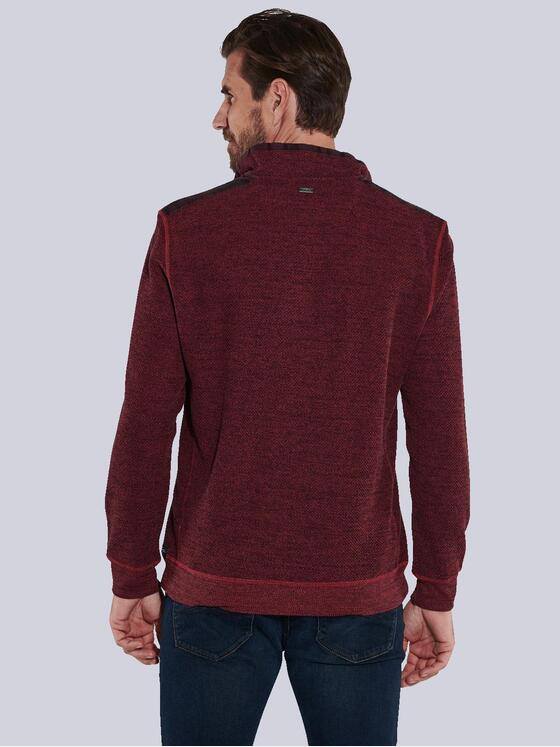 engbers Herren Sweatshirt mit Stehkragen Rot 35643