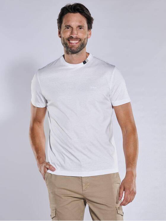 engbers Herren T-Shirt uni Reinweiss 38058