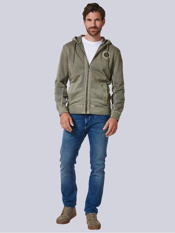engbers Herren Sweatjacke mit Kapuze Braun 35316