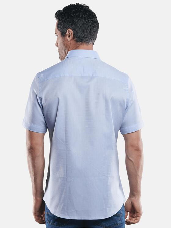 engbers Herren 100% bügelfreies Hemd Hellblau 29454