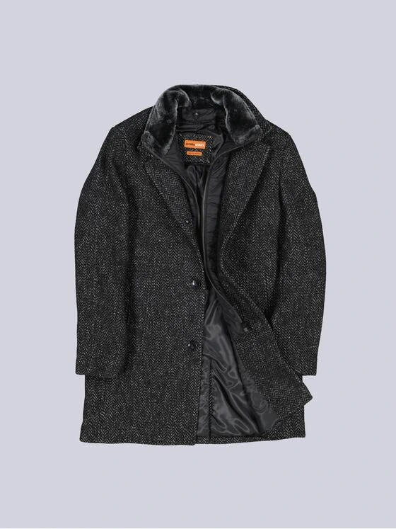 39393 Herren Mantel in Schwarz kaufen 39393 | emilioadani.com