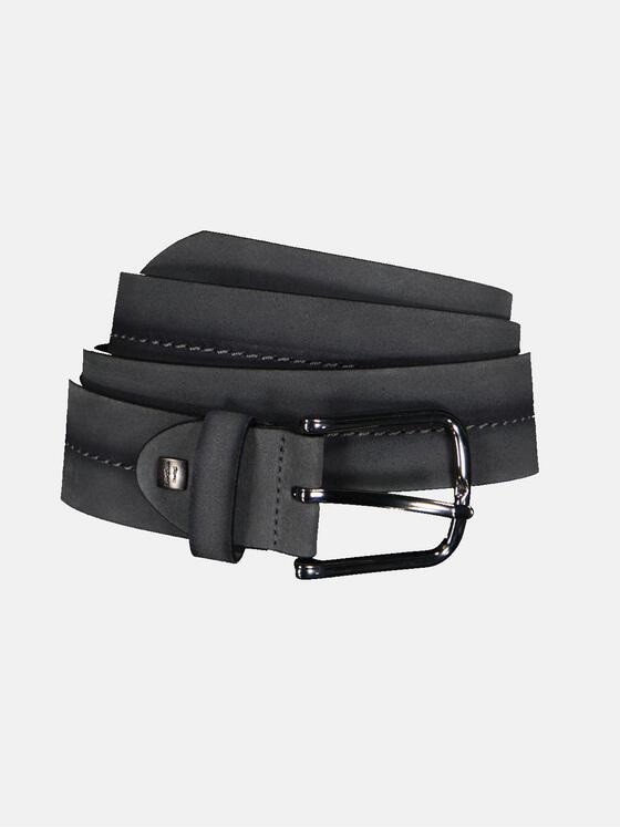 engbers Herren Ledergürtel Basic Grau 35746