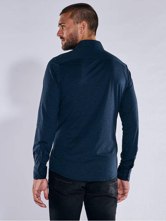 emilio adani Herren Funktions-Hemd Langarm Blau 38634