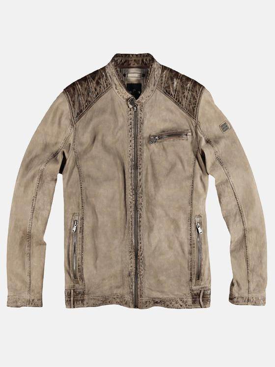 engbers Herren Softe LammLederjacke Braunbeige 29086