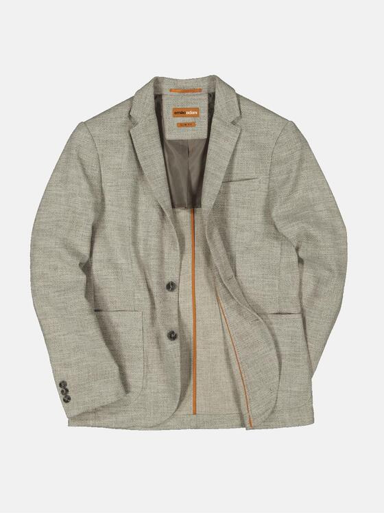 emilio adani Herren Freizeit-Sakko slim fit Beige 34607