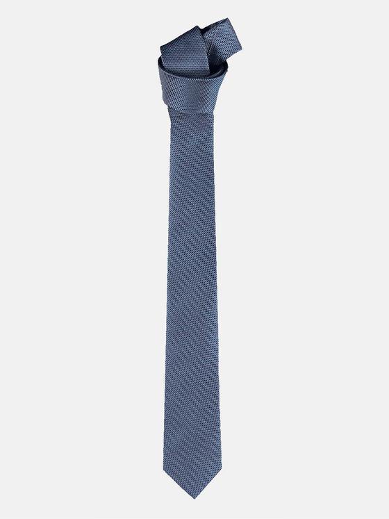 emilio adani Herren Krawatte im zeitlosen Design Blau 31395