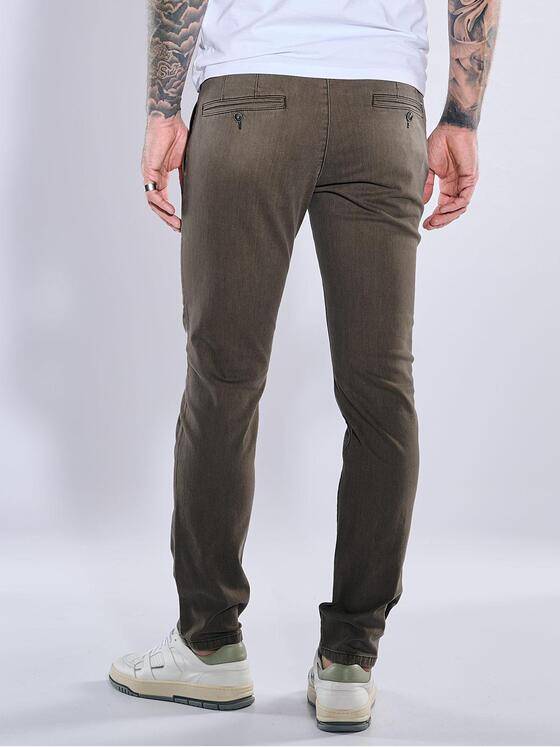 emilio adani Herren Jeans slim fit Braun 38350
