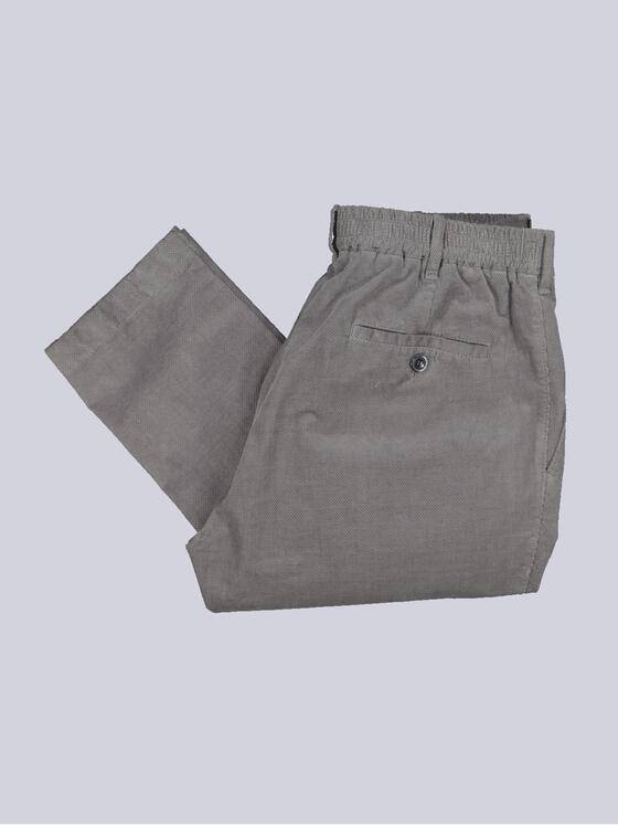 ENGBERS GERMANY Herren Chino in softer Cord-Qualität Grau 35468