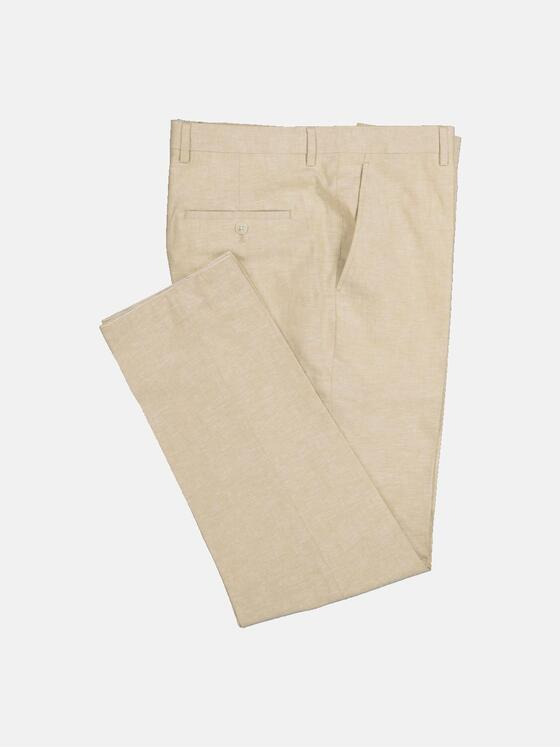 engbers Herren Anzug-Hose slim fit Beige 36473