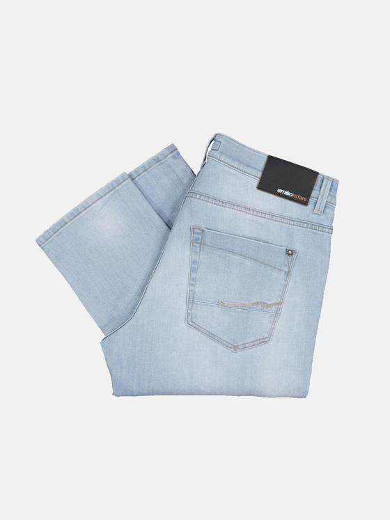 emilio adani Herren Jeans 5-Pocket Super-Stretch Blau 33117