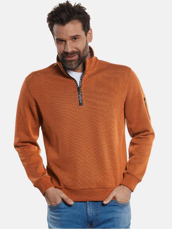 engbers Herren Sweatshirt Stehbund Orange 32875
