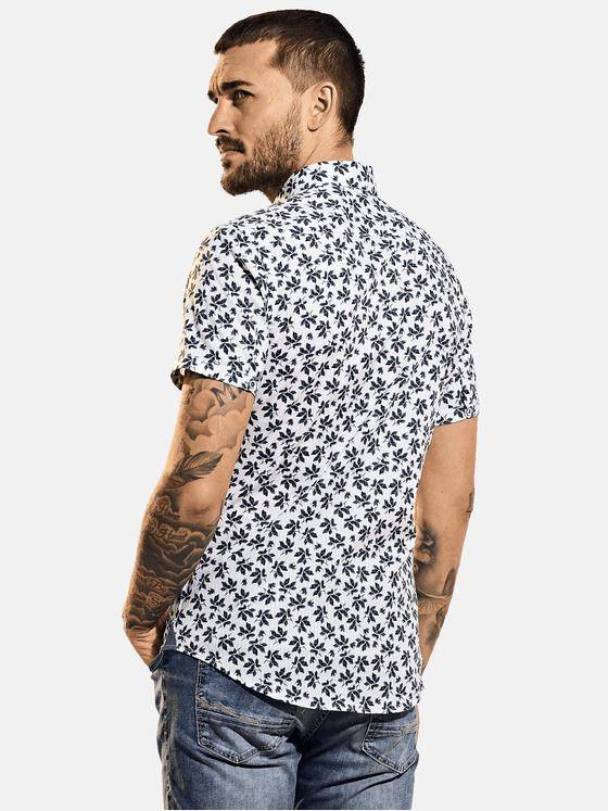 emilio adani Herren Hemd kurzarm Blau 32348