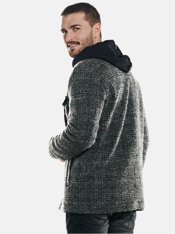 emilio adani Herren Jacke mit Wollanteil Grau 32001