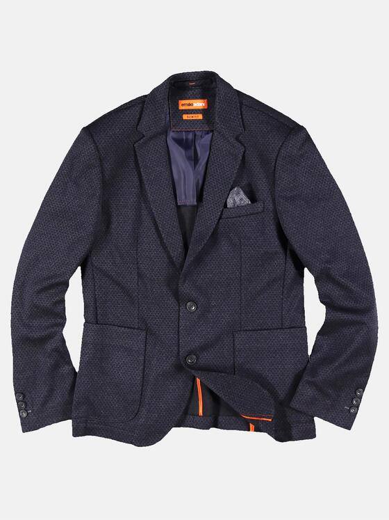 emilio adani Herren Freizeit-Sakko mit aufgesetzten Taschen Blau 29993