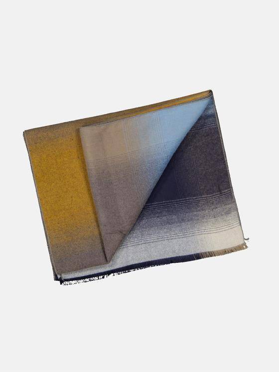 engbers Herren Schal gemustert Blau 35924