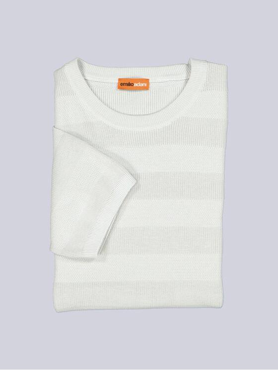 emilio adani Herren T-Shirt aus Strick Grau 38883