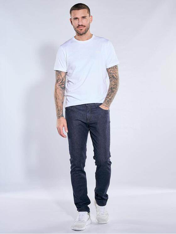 emilio adani Herren Jeans mit dunkler Waschung Marineblau 40599