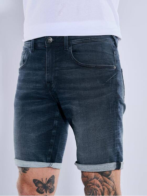 emilio adani Herren Jeans-Shorts 5-Pocket Blau 39048