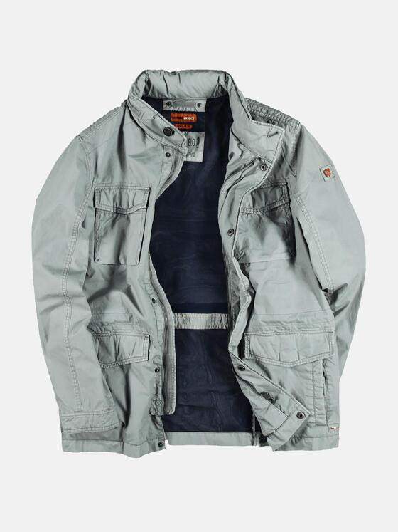 emilio adani Herren Leichte Übergangsjacke Grau 30649