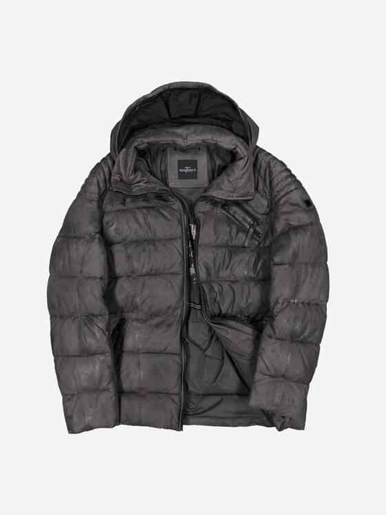 engbers Herren Lederjacke regular Grau 37452