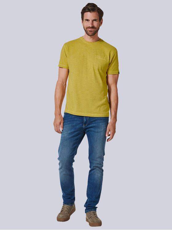 engbers Herren T-Shirt uni Gelb 35273