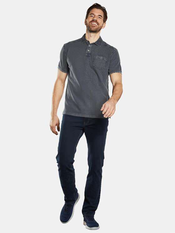 engbers Herren Polo-Shirt aus Baumwolle Blau 34540