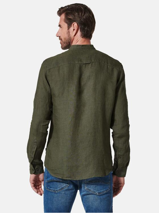engbers Herren Langarm-Hemd regular Grün 35094